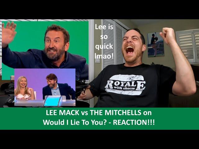 American Reacts to Lee Mack vs The Mitchells | Would I Lie To You? REACTION