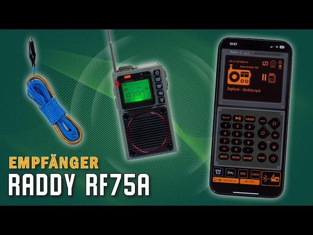 Raddy RF75A  Mini Weltempfänger mit toller App