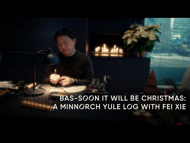 Bas-soon it will be Christmas | A MinnOrch Yule Log with Fei Xie | Cozy Holiday Background Vibes