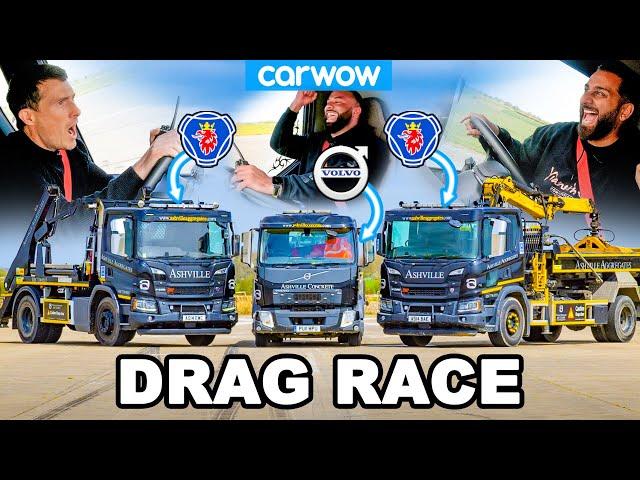 Volvo vs Scania: Truck DRAG RACE