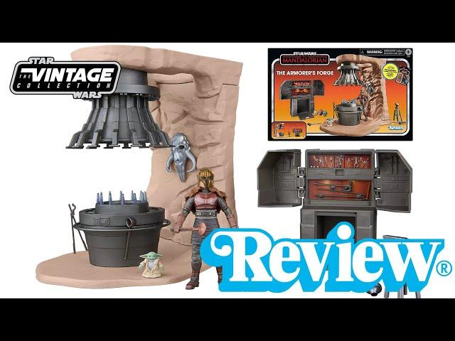 Star Wars The Vintage Collection The Armorer's Forge Playset Review!