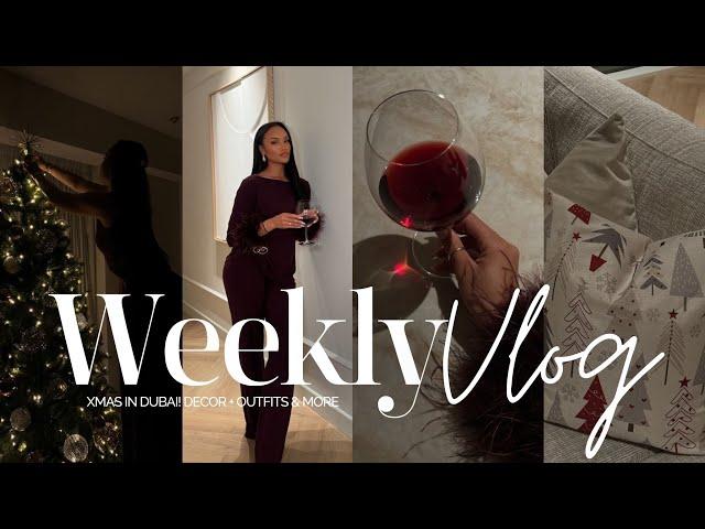 weekly vlog! decorating for christmas + doctor update + xmas in dubai & more | allyiahsface vlog