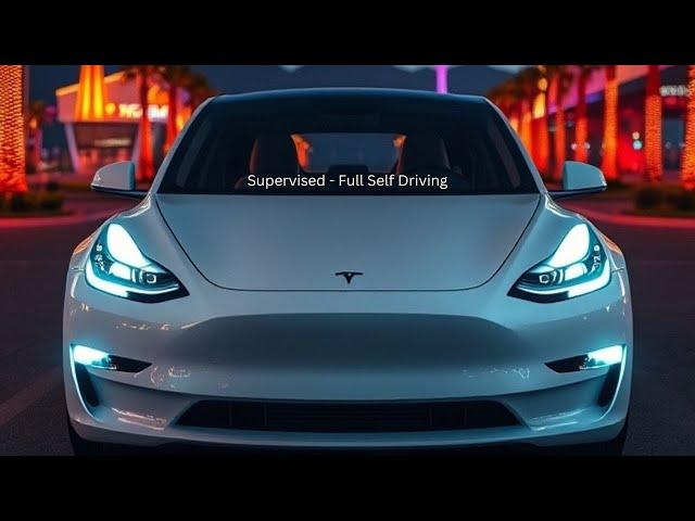 Navigate to Chipotle from Lake Las Vegas - 2024 Tesla Model 3  Supervised Full Self Driving 12.5.6.3