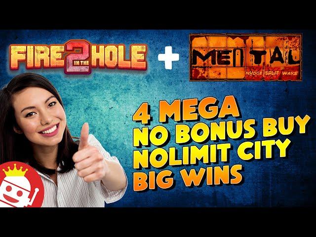  4 HUGE NO BONUS BUY NOLIMIT CITY MEGA WINS!