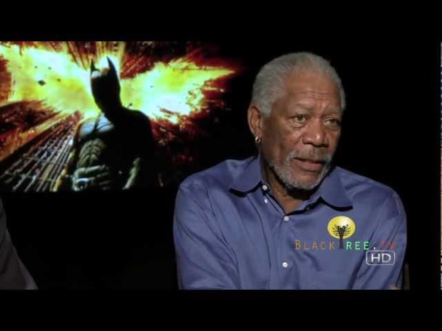 The Dark Knight Rises | Morgan Freeman talks about the 'Batman Trilogy'