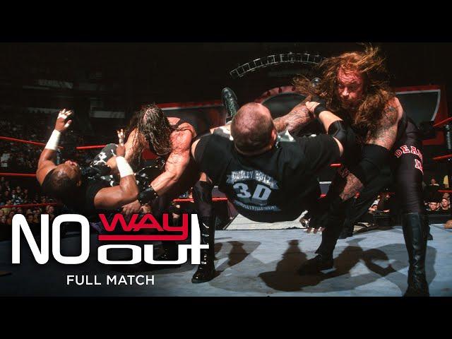 FULL MATCH - World Tag Team Championship Triple Threat Tables Match: WWE No Way Out 2001