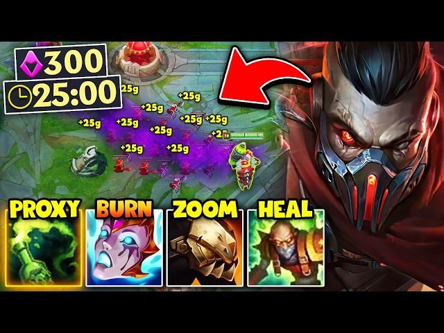 In this Singed video I spend the game double proxying in their base... (11 CS PER MINUTE)