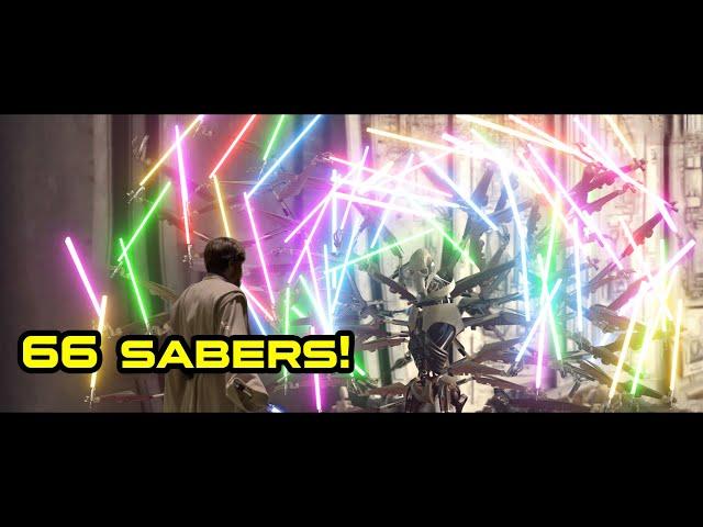 ULTIMATE GRIEVOUS HAS 66 LIGHTSABERS!