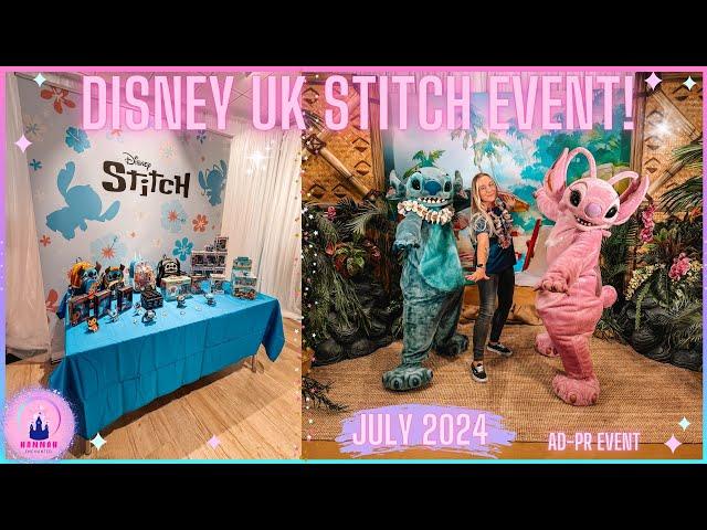 Disney UK Lilo and Stitch Event Funko Loungefly Europe London Disney HQ July 2024 PR Invite | Ad