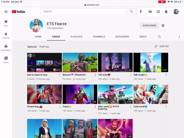 Go sub to ETS FEARZE HIS A GREAT YOUTUBER