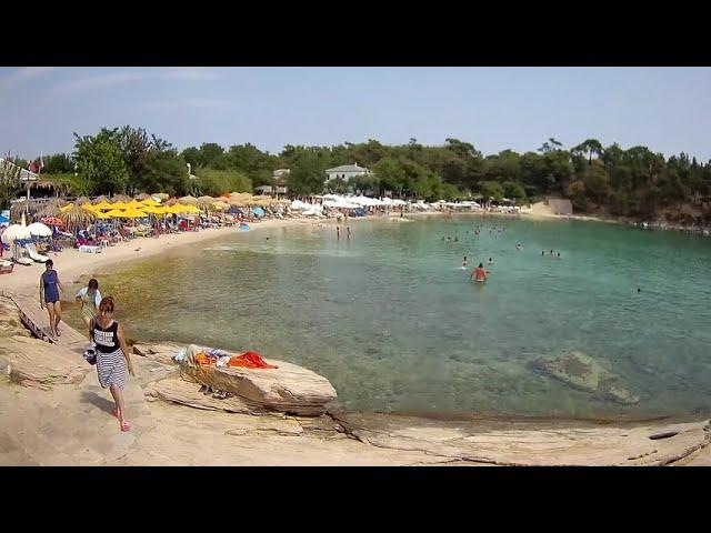 Aliki Beach . Paradise  Beach  Thassos . Rajska plaža   Aliki  Tasos .