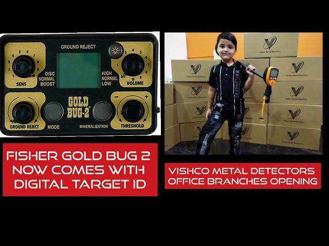 Vishco Metal Detectors Branch Opening Fisher Gold Bug 2 Updated