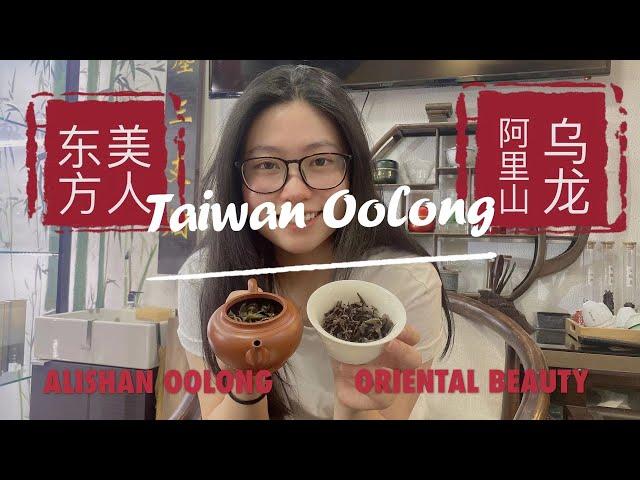 Oriental Beauty Oolong Tea / Dongfang Meiren vs Alishan Oolong Tea 台湾东方美人 vs 阿里山乌龙 #Christmas gift