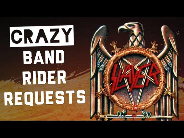 The Most Ridiculous Rider Requests In Music HISTORY