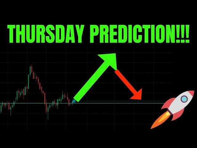  THURSDAY PREDICTION! SPY, TSLA, NVDA, AAPL, QQQ, META, AMZN, COIN, AMD, VIX, & BTC PREDICTIONS! 