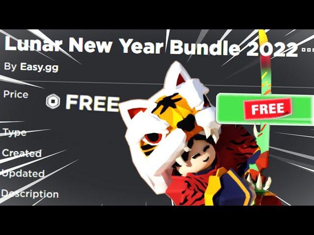 When You Get Lunar New Year Bundle for *FREE*.... (Roblox Bedwars)
