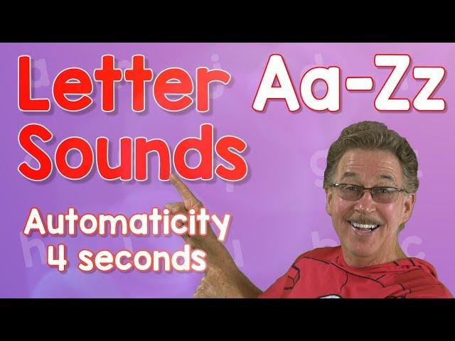 Letter Sounds Automaticity | Upper and Lower Case | 4 Seconds | Jack Hartmann