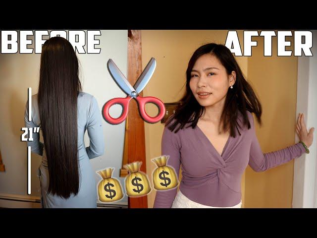 How Much $$$ We Made SELLING My Wife's Hair...