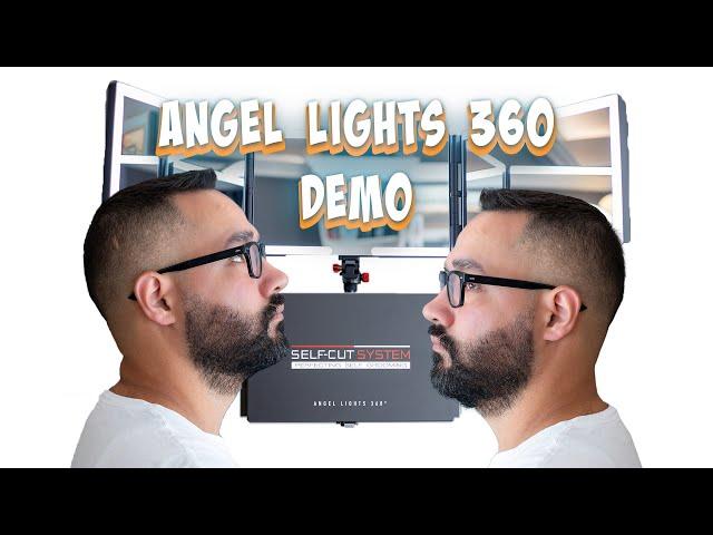 Self Haircut with Self Cut System Angel Lights 360 Edition