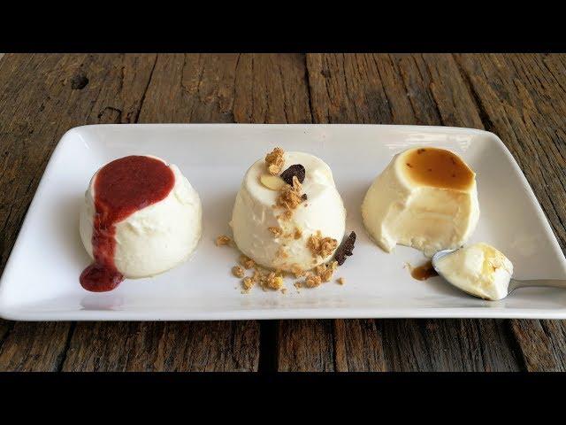 PANNA COTTA original Italian recipe without gelatin