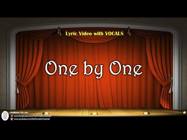 ONE BY ONE  - Video Lyrics with Vocals (Christian / Gospel / Church Song)