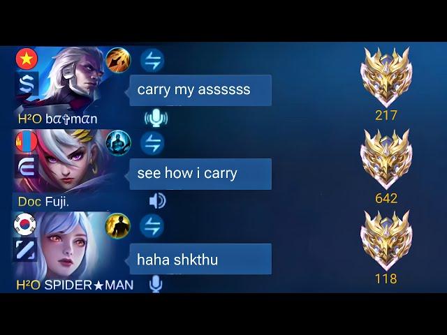 CARRYING 2 FUNNY MANIPURI RANDOMS & FEEDER BENEDETTA IN MYTHICAL IMMORTAL - MLBB