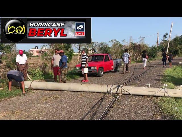 Treasure Beach - Great Bay| Southfield| St E Hurricane Beryl Jamaica damage |July 4 2024 |5pm