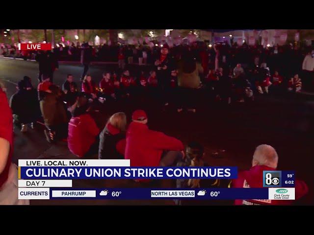 Culinary Union strike against Virgin Hotels Las Vegas continues as F1 weekend begins