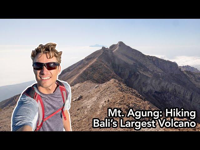 Hiking Bali's Largest ACTIVE volcano -- Mt. Agung