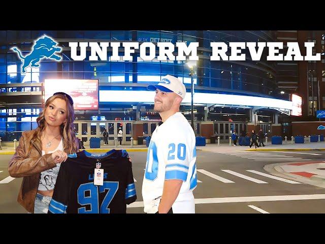 INSIDE DETROIT LIONS NEW UNIFORM REVEAL AT FORD FIELD!