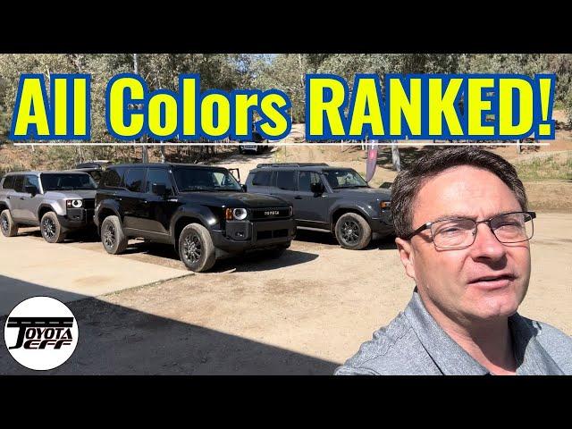Ranking ALL 2024 Land Cruiser Colors: Best to Worst!