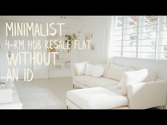 Minimalist 4-RM HDB Resale Flat without an ID | White, Airy & Bright Home Tour | The Lim Haus