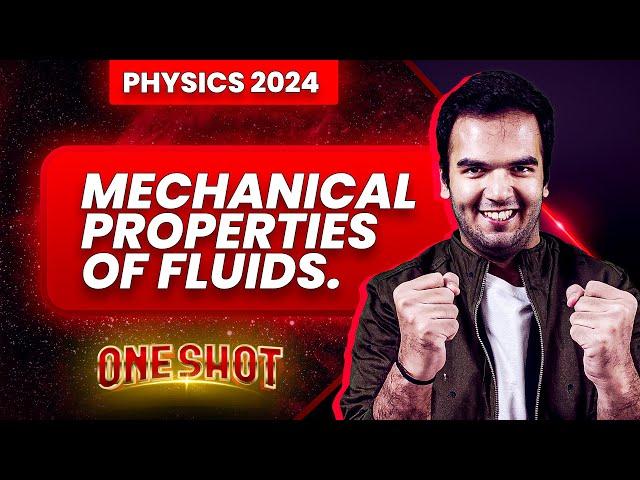 Mechanical Properties of Fluids Class 12 One Shot - Maharashtra Board Physics Revision RG LECTURES