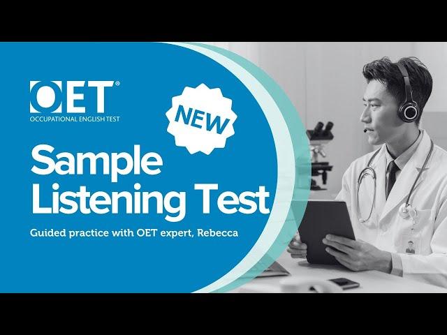 OET Listening Sample Test 4 - Guided Practice