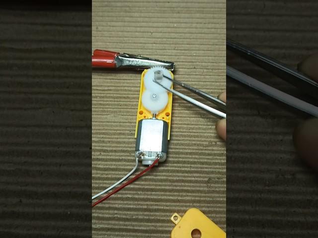 Mini Gear Fitting #experiment #tech #dcmotor #ytshots