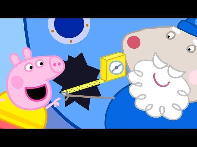 Peppa Pig English Full Episodes | Grampy Rabbit's Boatyard | Kids Videos