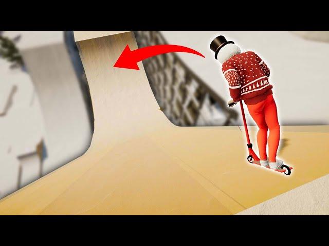 SCOOTERING A MEGA SKATEPARK! (Scoot)