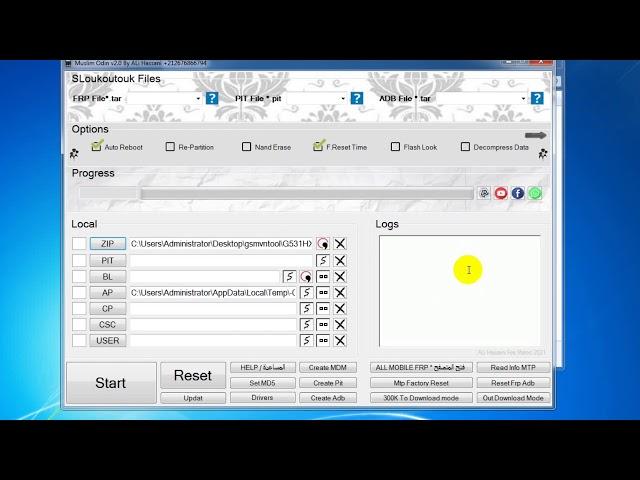 Muslim Odin v2 0 By Ali Hassani (All android frp tool)
