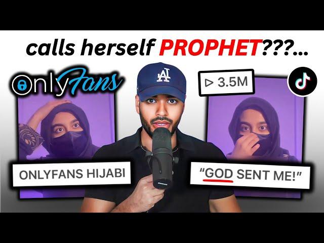 Exposing SHAMELESS Hijabi on ONLYFANS calling herself PROPHET?