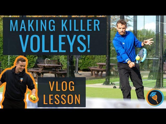 TRAINING PADEL VOLLEYS - Vlog Lesson