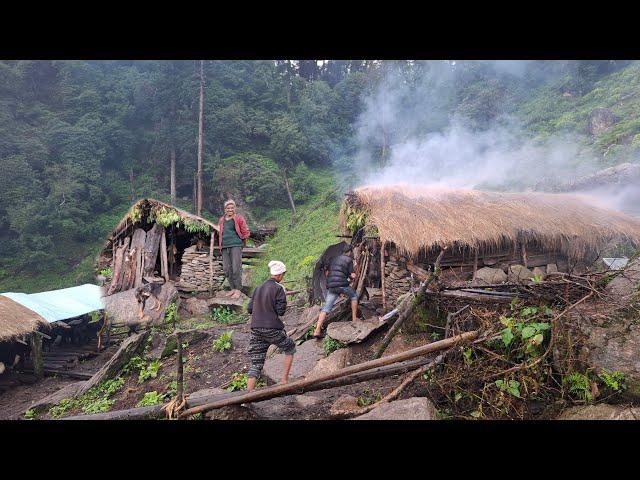 Naturally Peaceful And Beautiful Himalayan Village Life Nepal || Rainy Season || Rural Life Nepal