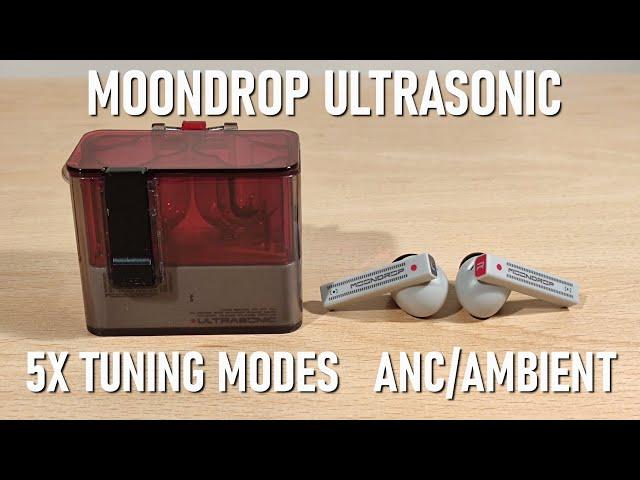 MOONDROP ULTRASONIC 1BA+1DD TWS REVIEW - 5 TUNING MODES AND ANC/AMBIENT MODES