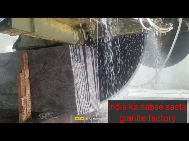 India ka sabse bada South popular granite factory ! Himalayan blue granite manufacturing unit jigani