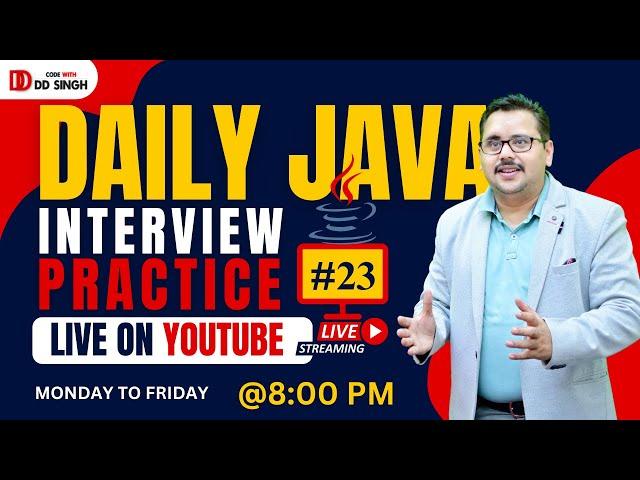 DAILY JAVA INTERVIEW PRACTICE #23: Crack 100% Java Interview Question!