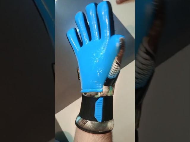 Professional Goal keeper Gloves with Back rubber injection.