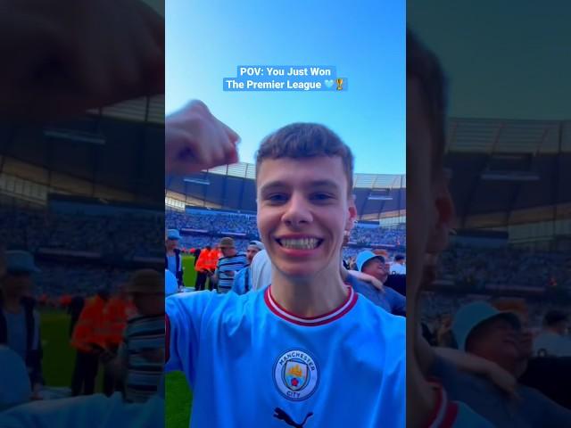 POV: You Just Won The Premier League! 🩵 #shorts