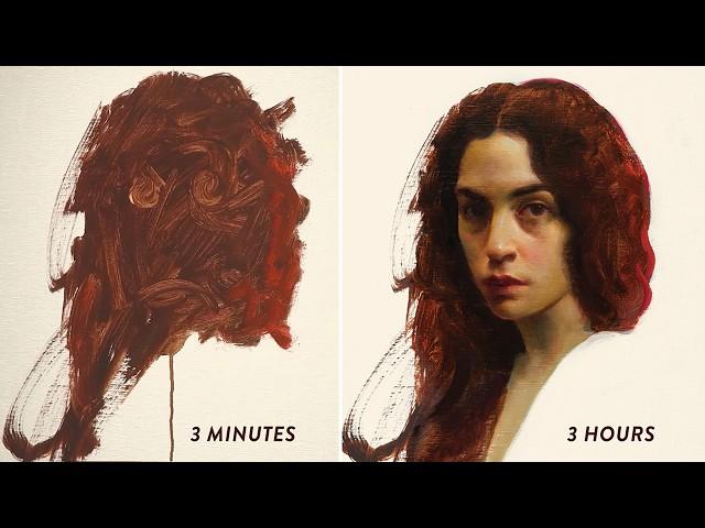 Alla Prima Portrait Painting: Walkthrough and Explanation