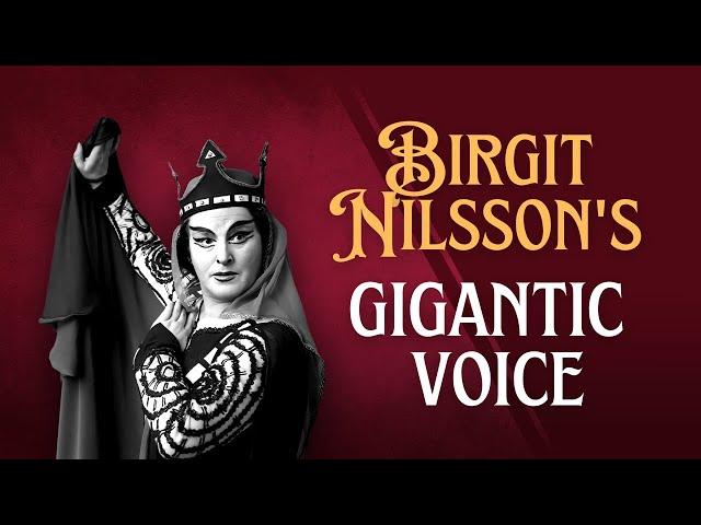 Birgit Nilsson's recordings do not do justice to her powerful voice. 