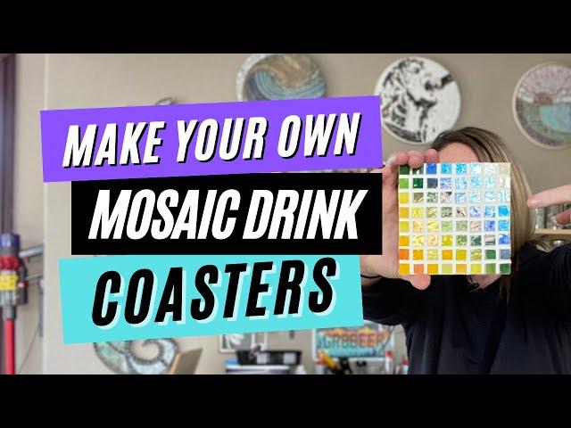 Mosaic Coasters From Home - DIY Mosaic Basics