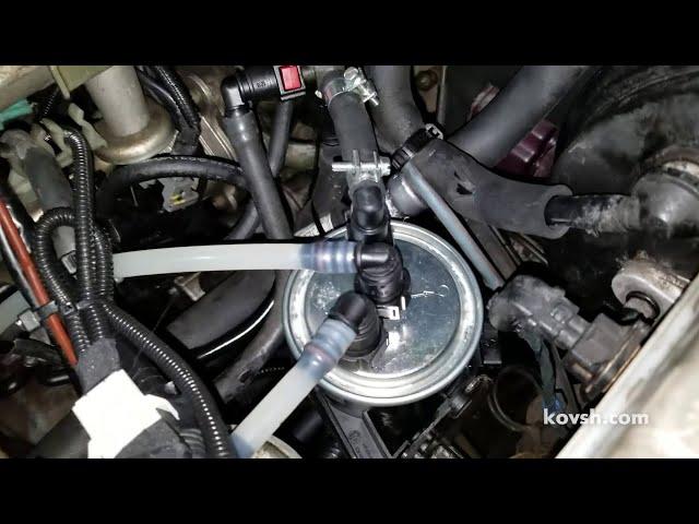 Почему мы глушим обратки подогрева в топливных фильтрах SsangYong Kyron 2.0d, D20DT